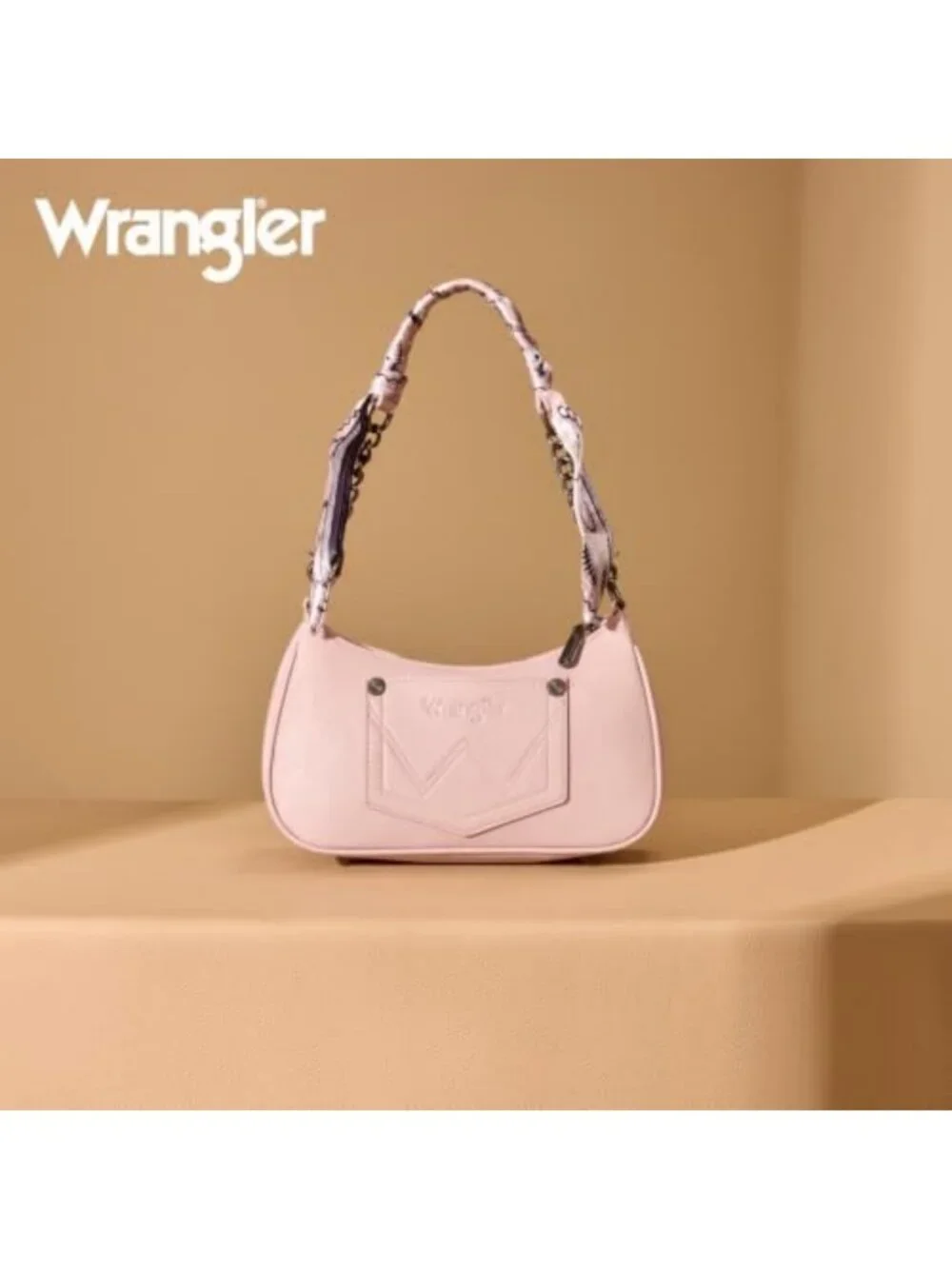 Stylish Western Shoulder Bag for Women | Bandana Handle & Removable Crossbody